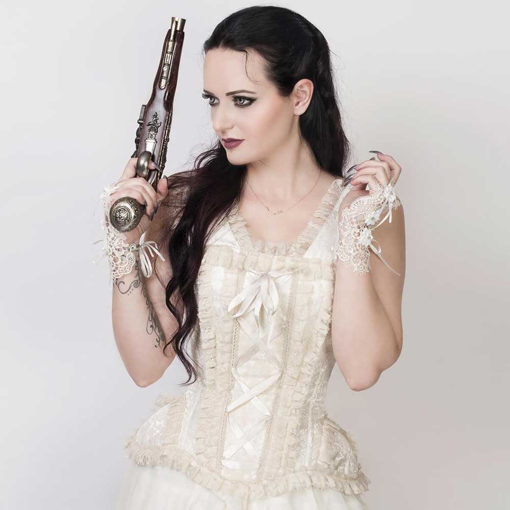 Attitude Corsets - Lahelin survêtement corset - Crème